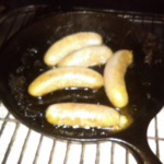 "Fried and Juggled Meat-Logs"